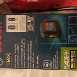 Bosch Cross Line Laser Level -chargable