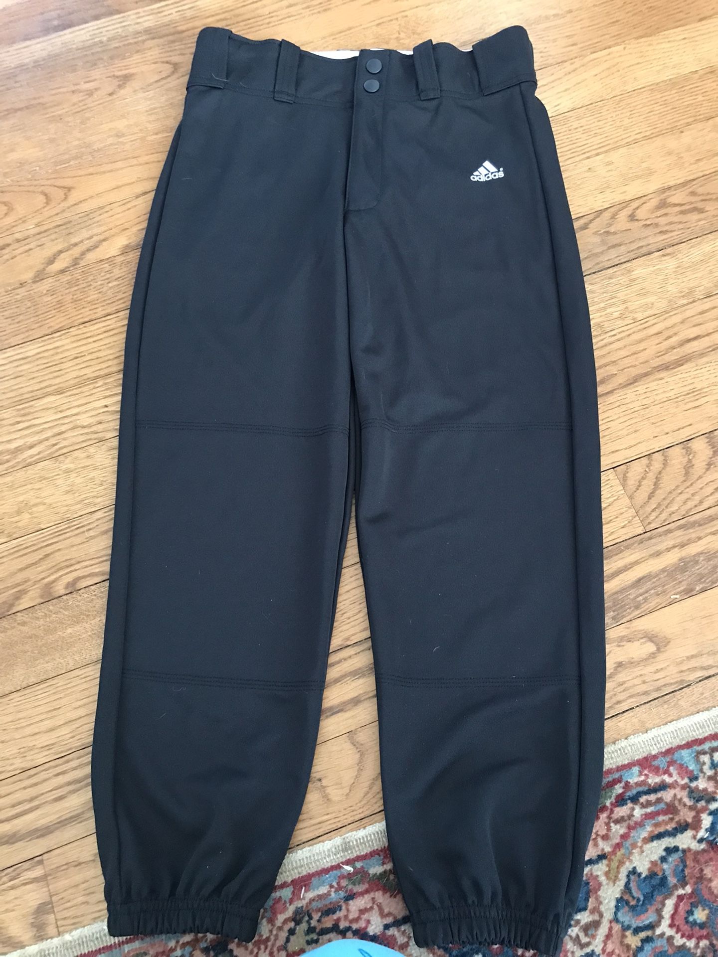 Youth  Adidas Black Baseball Pants Size Medium
