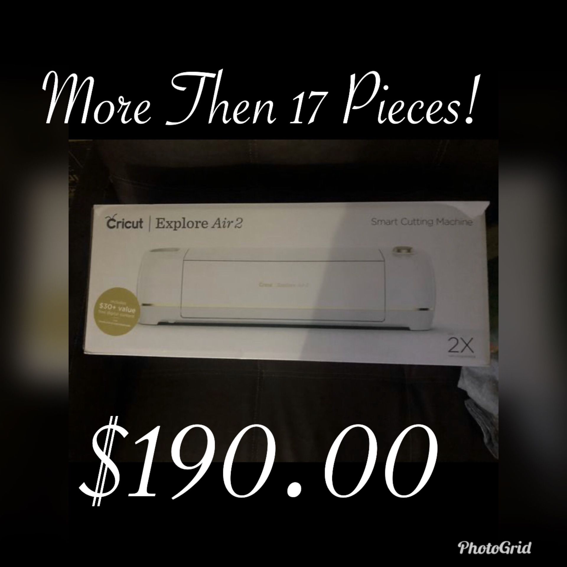 CRICUT CUT SMART (2 ) $190 17 pieces set over $420 dollars in store.