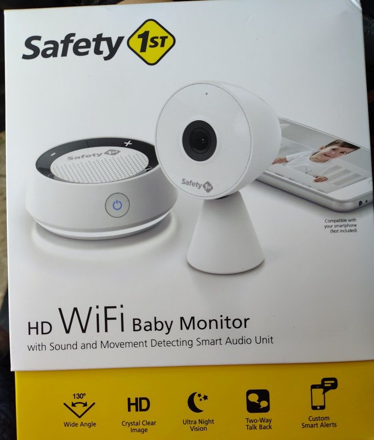 SAFETY FIRST HD WIFI. ENABLED BABY MONITOR