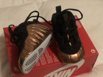 Nike Air foamposite copper