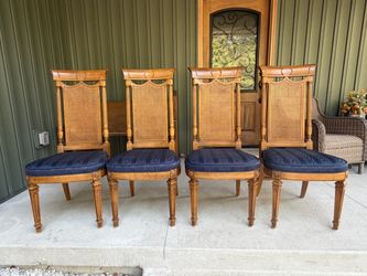 Thomasville "Milano" Wood Dining Chairs - 845-99 20049-04 Vintage