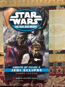 Star Wars: The New Jedi Order Agents is Chaos 2: Jedi Eclipse Set of 2 Cassettes Audiobook