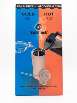✨ BRAND NEW Splitflask 30oz Dual-Chamber Insulated Tumbler (In Box)