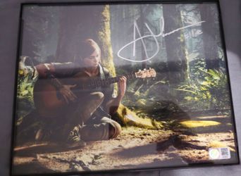The Last of Us Ellie signed print