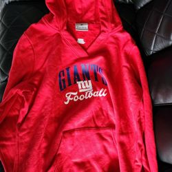 Womens NY Giants Red XL BRAND NEW Hooded Sweatshirt 