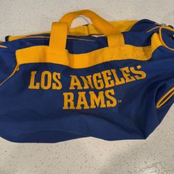 Vintage Rare LOS ANGELES RAMS DUFFLE BAG OLD SCHOOL GYM LA
