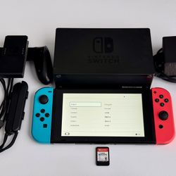 Nintendo Switch Console + Super Smash Bros