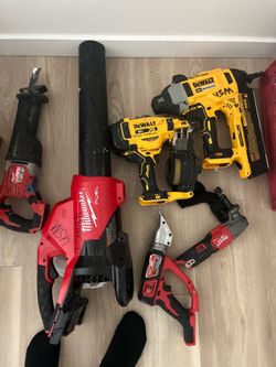 Milwaukee & Dewalt power tools