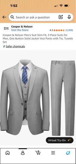 Men’s 3 piece suite