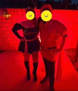 Swamp princess "Fiona" & lord farquaad costume