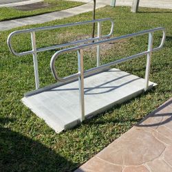 Safety Ramp Aluminum With Rails