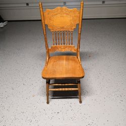 Carved Wooden Chair