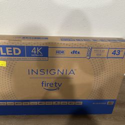43” Insignia Fire TV, 4K Smart TV