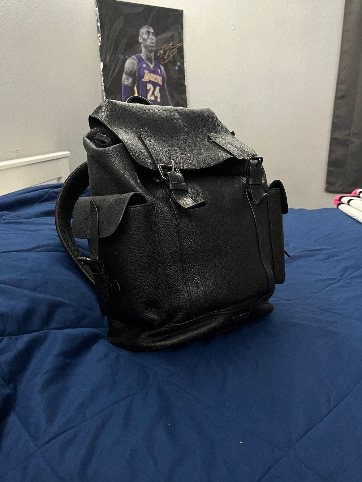 Black Coach Backpack