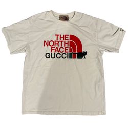 The North Face Gucci Logo Tee White Size Large
