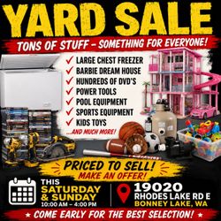 🔥 BIG YARD SALE — THIS SATURDAY & SUNDAY! 🔥