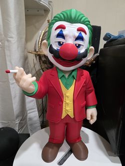 Joker Mario 3D printed