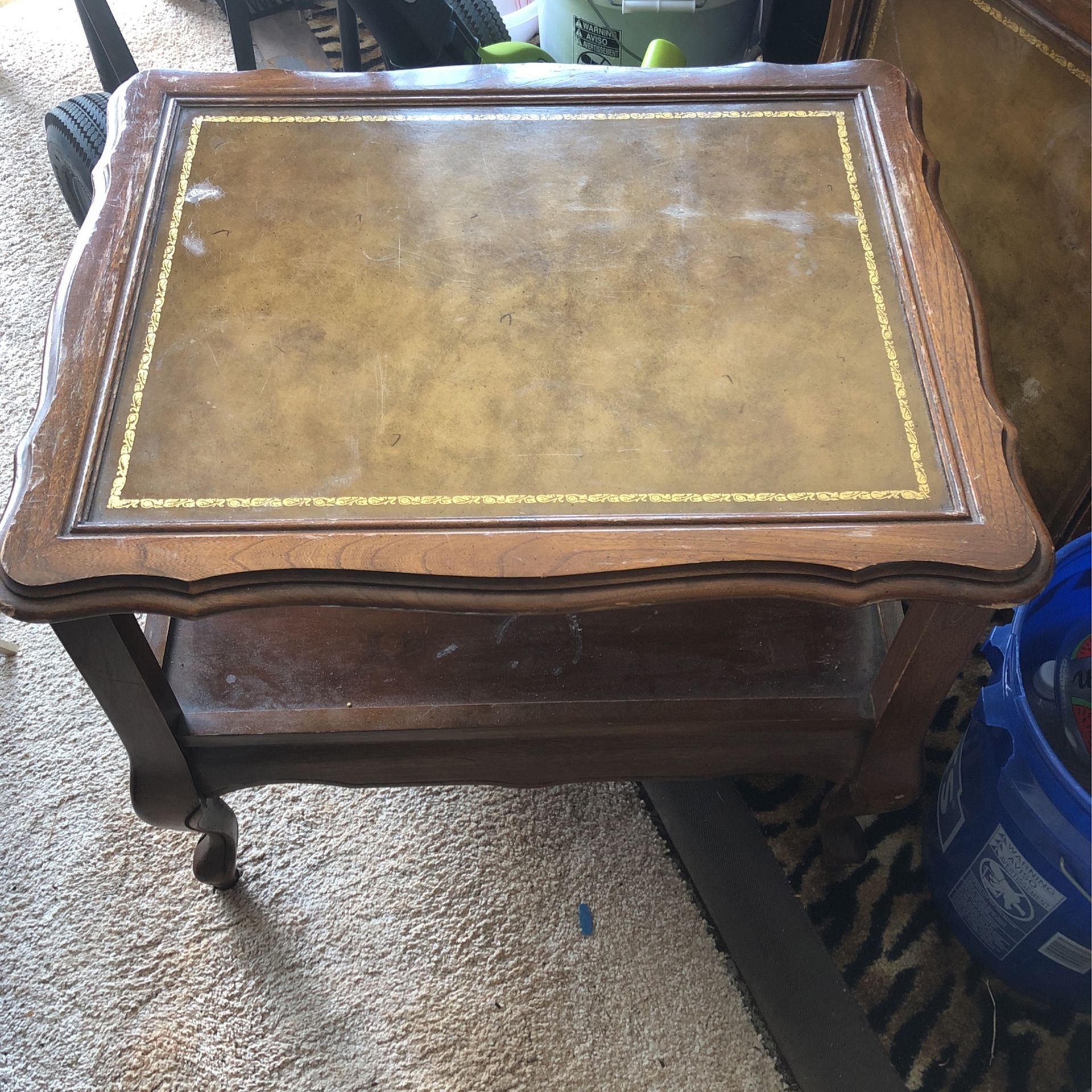 (2) 24x20 Tables With Shelf