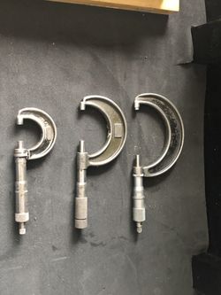 Micrometers (0-1) (1-2) (2-3) inch