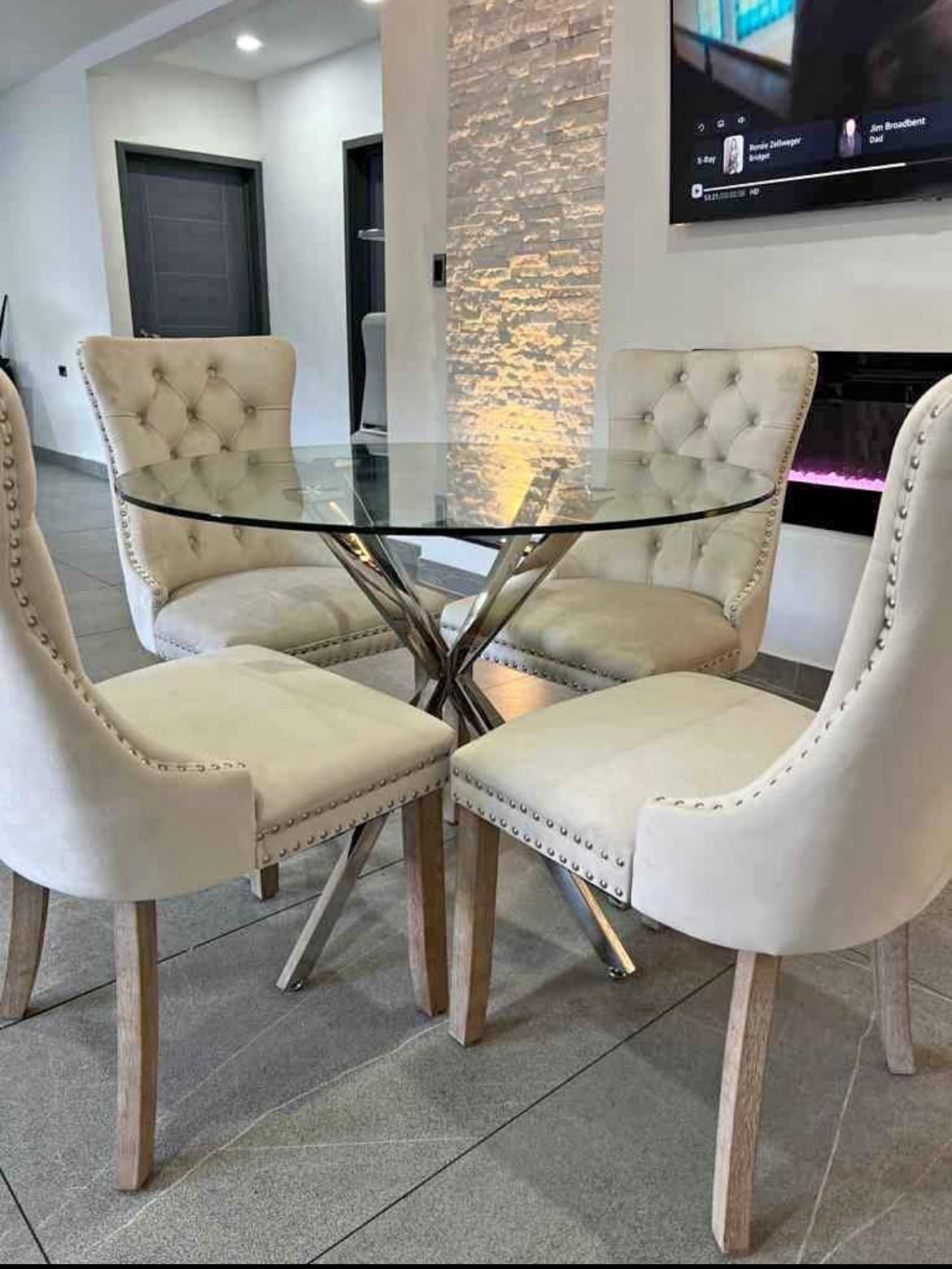 Glass Table Dining Room Sets