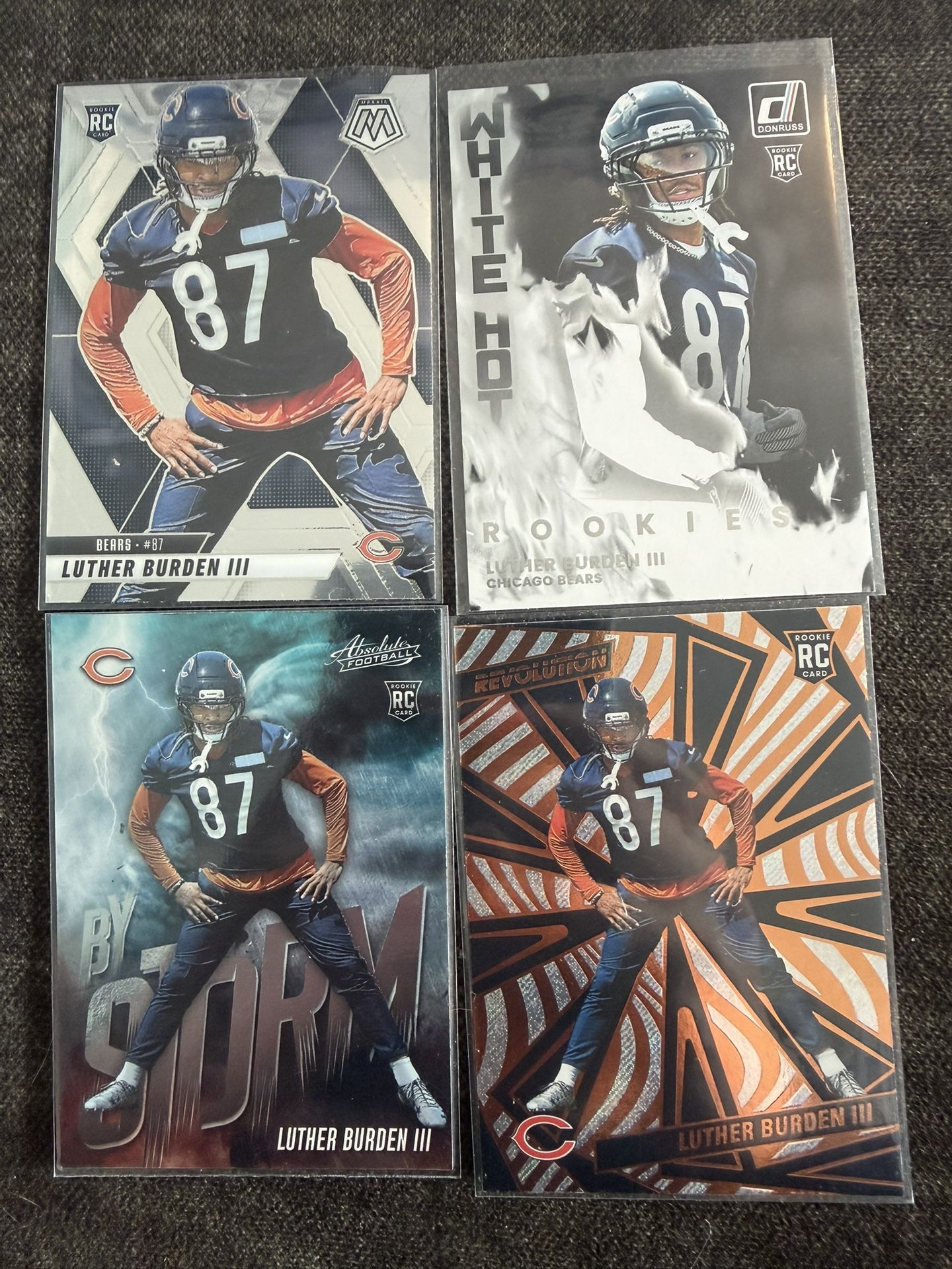 Luther Burden Rookie Card Lot