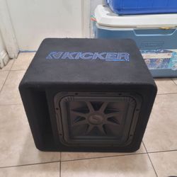 12” L7 Square Kicker solo baric with  Original L7 Ported Box