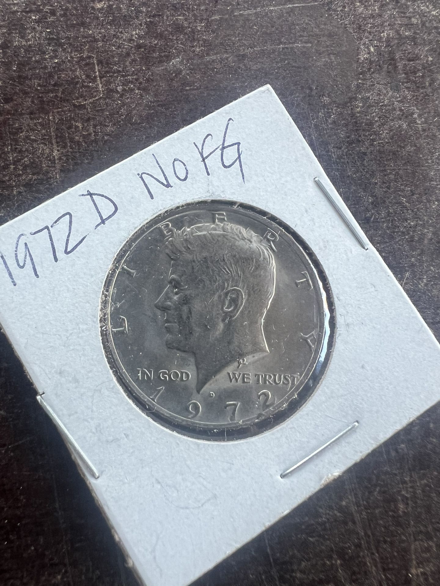 1972 D No FG Kennedy Half Dollar