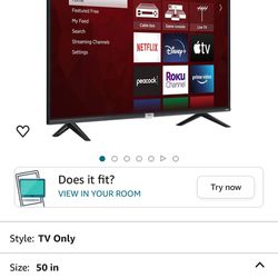 TCL 50 INCH TV (2021 model)