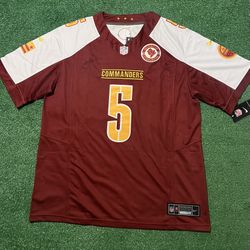 Washington Commanders Jayden Daniel’s Red Jersey