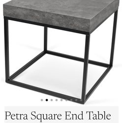 Petra Square End Table