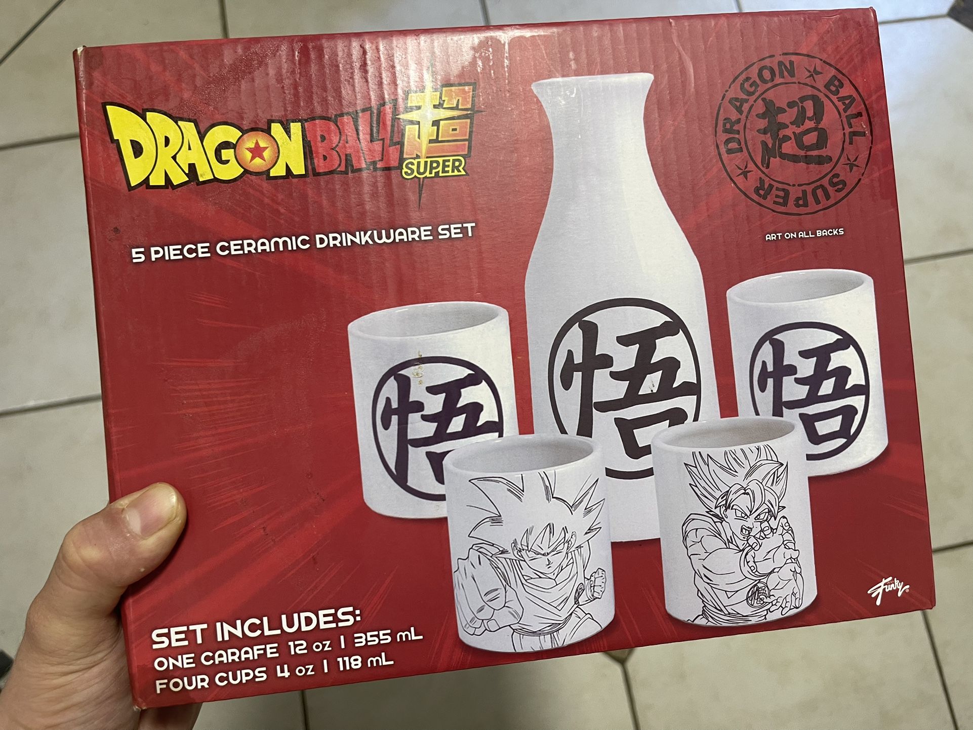 Dragon Ball Z Saki Set Ceramic