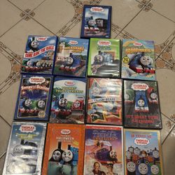 Huge CollectionOf Thomas &Friends some are very rare Are working tested 13 dvd