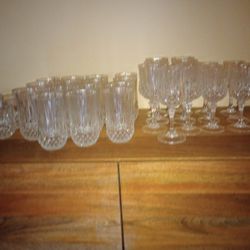 Set of Real Crystal Glasses