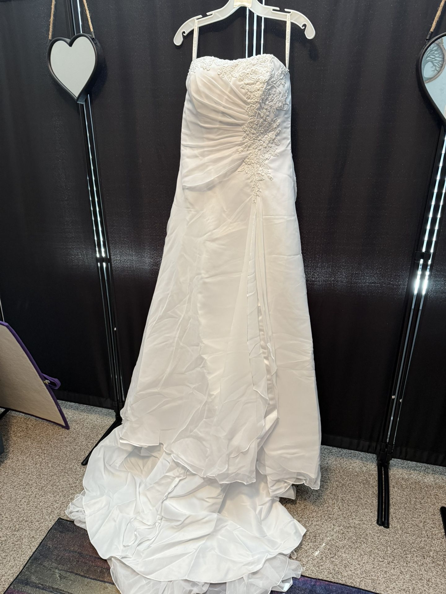Wedding Dress, Strapless, Size 10
