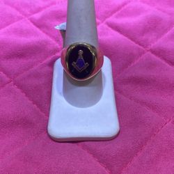 10KT Masonic Ring
