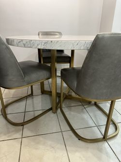 Restoration Hardware EMERY CURVED BACK LEATHER DINING SIDE CHAIRS