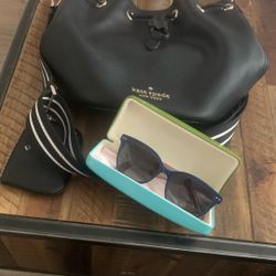 Kate Spade handbag purse sunglasses