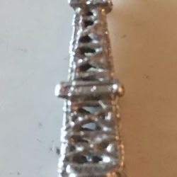 Vintage/Antique Sterling Silver Oil Well Necklace/ Bracelet Charm