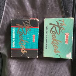 The rookies 89 and 87 puzzle and card set