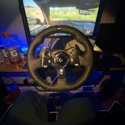 Logitech G920  For Xbox & Pc & Wheel Stand 