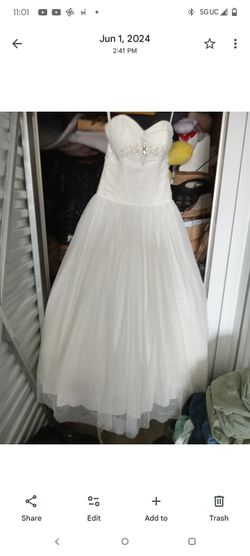 Alfred Angelo Wedding Dress New w/ Tags 8- 12