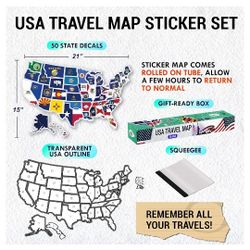  State Flag RV Map of States Visited