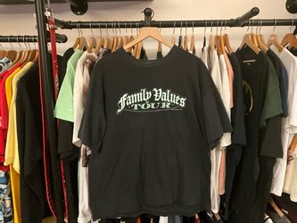 Vintage 1998 Family Values Tour Korn Graphic Tee Black Giant Vintage Size XL