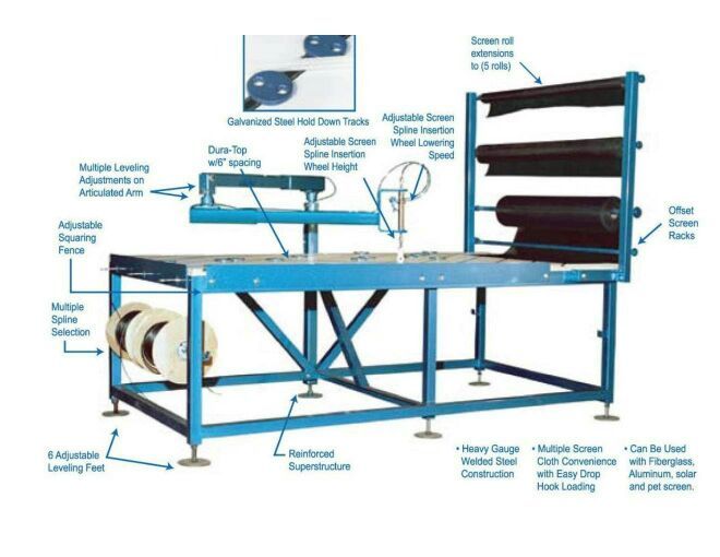 Screen making table -commercial