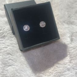 (VVS) 0.5 CT Moissonite Stud Earrings