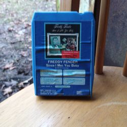 1975 Freddy Fender Since I Met You Baby Eight Track Cartridge