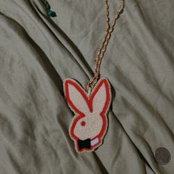 Playboy Bunny Hand Made Prison Beaded Piece