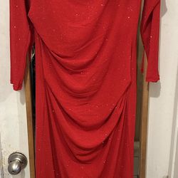 ELEGANTE Special occasion Red dress - Candalite