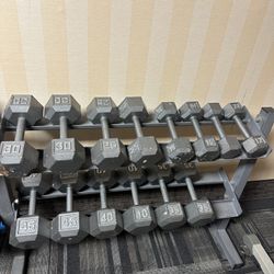 Dumbbell Set Gym Equipment Weights Exercise 